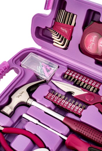 НАБОР ИНСТРУМЕНТОВ РОЗОВЫЙ ДЛЯ ЖЕНЩИН, 135 ПРЕДМЕТОВ