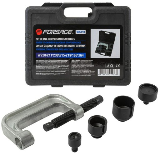 НАБОР СЪЕМНИКОВ ДЛЯ ШРУСОВ И ВТУЛОК, шкворни, пресс-съемник Мерседес