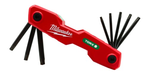 НАБІР СКЛАДНИХ ШЕСТИГРІННИХ КЛЮЧІВ MILWAUKEE TORX