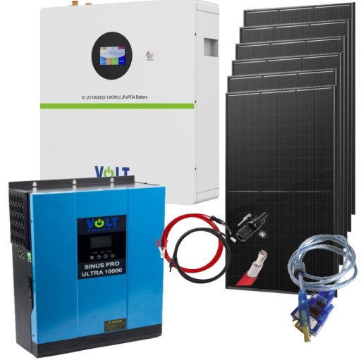 025 - Сонячний інвертор 5000w LiFePo4 230v ups сонячних батарей комплект зберігання енергії