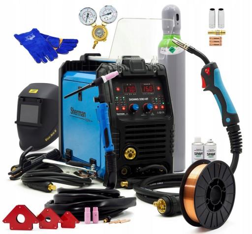 SHERMAN DIGIMIG 200 HIT WELDING MACHINE KIT SYNERGY MIG 200A ECO-ARC REDUCER