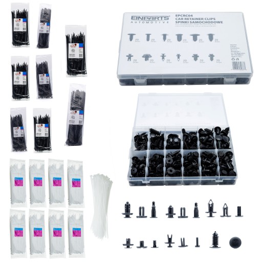 НАБІР АВТОМОБІЛЬНИХ ЗАЖИВОК 240 ШТ + РІЗНІ ЗАЖИВКИ 1600 ШТ.