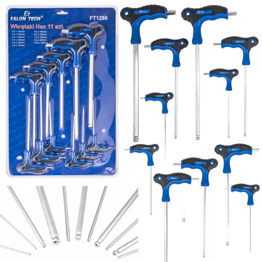 НАБОР ОТВЕРТОК AMBUS ОТВЕРТКИ Т-ТИПА 11 EL 4-10