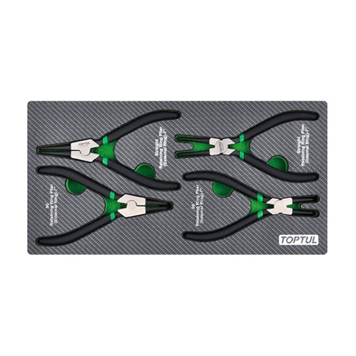 НАБОР КОЛЬЦОЛЕЗЦЕЙ SEGER 4 шт. ВСТАВКА PROFI ДЛЯ ШКАФА TOPTUL