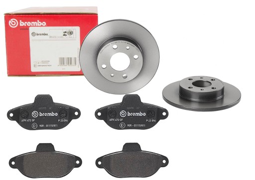 НАБОР ДИСКИ КОЛОДКИ СПЕРЕДИ FIAT PUNTO BREMBO