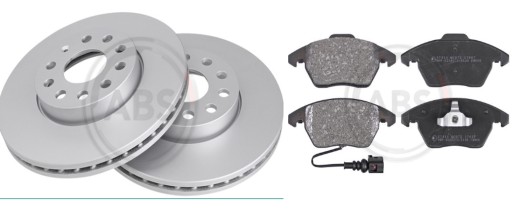 17521 - НАБІР ДИСКІВ КОЛОДКИ SKODA OCTAVIA ПЕРЕДНІЙ ПРОД.ABS З 2004--20R