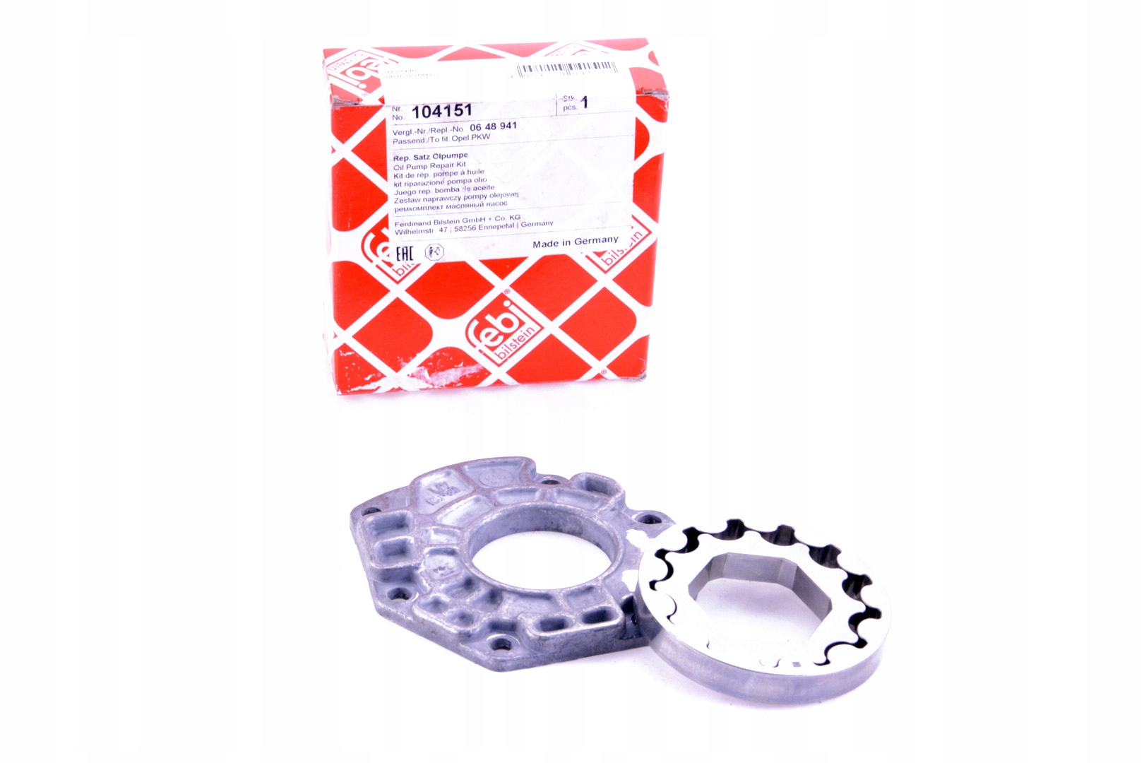 КОМПЛЕКТ ПРОКЛАДОК, МАСЛЯНЫЙ НАСОС OPEL 104151