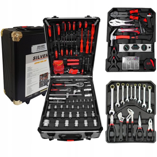 НАБІР ІНСТРУМЕНТІВ ГОЛОВКИ КЛЮЧІ ТРАЩОТКА ТРАЩОТКА 419EL