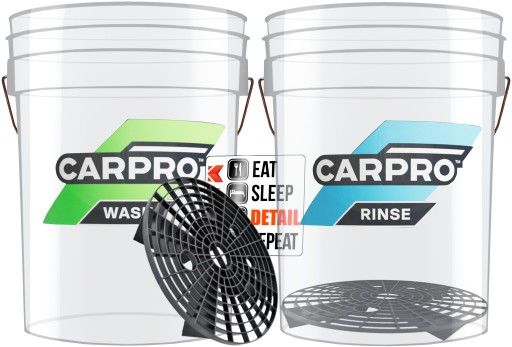 НАБІР КОВШІВ ДЛЯ МИТТЯ АВТОМОБІЛЯ НА ДВА ВІДРА ПРОЗОРІ СЕПАРАТОРИ 20Л