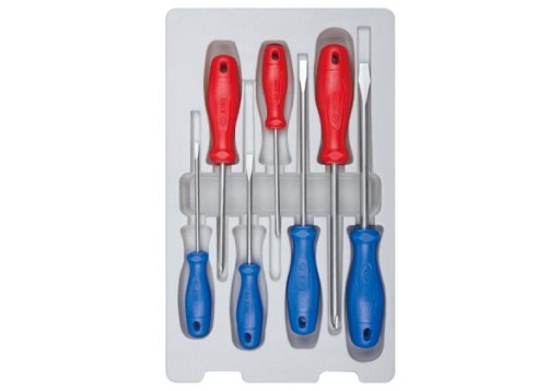 Набір викруток 7 ч. Тевтонський PH No.1 х 100, ні.2 х 100, ні.3 x 150, плоский