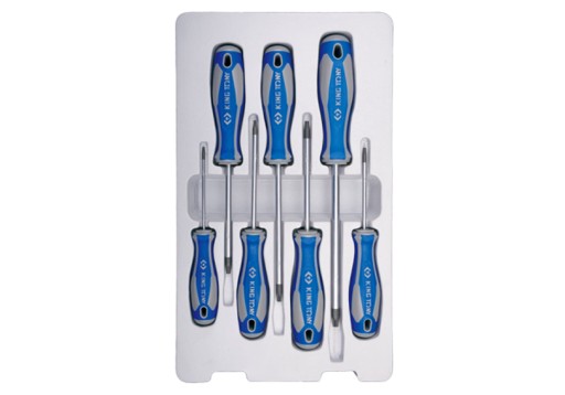 Набор отверток 7 ч. TORX T10, T15, T20, T25, T27, T30, T40 King Tony