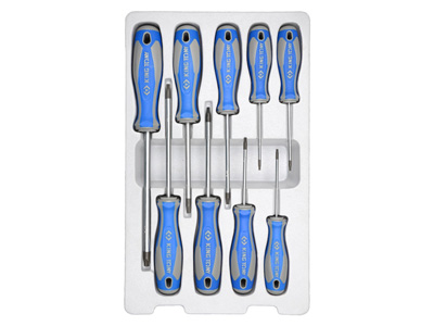 Набор отверток 9 ч. TORX T8, T9, T10, T15, T20,