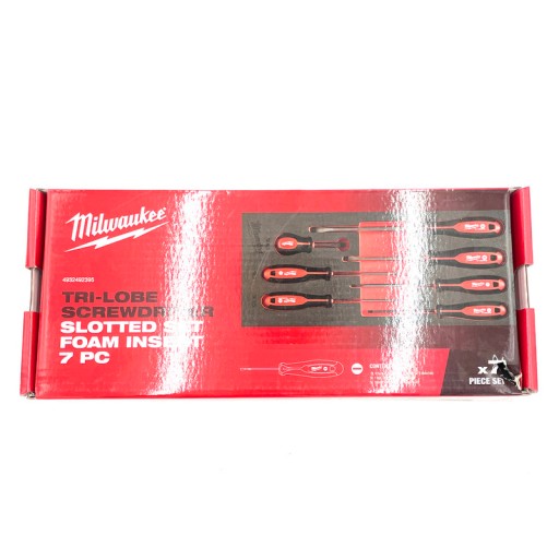 НАБОР ПЛОСКИХ ОТВЕРТОК SL 7шт. ВСТАВКА MILWAUKEE 4932492395