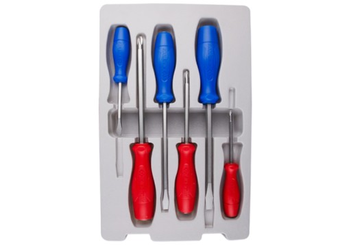 Набір слюсарних викруток 6 ч. Тевтонський PH No.1 х 75, ні.2 х 100, ні.3 x