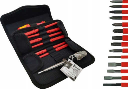 НАБІР ВИКРУТОК ЗІ ЗМІННИМИ ЛЕЗАМИ 16 EL.TORX SL PH PZ VDE 1KV КЕЙС