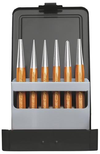 НАБОР КОНИЧЕСКИХ ПУАНСОНОВ И ТОЧЕК GEDORE RED