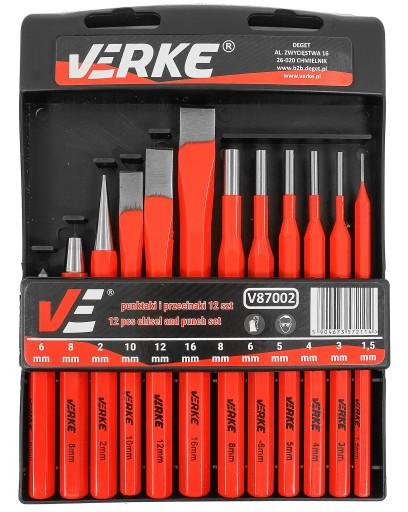 НАБОР ПУАНСОНОВ, ПУАНСОНЫ, ФРЕЗЫ, ТОЧКИ, 12 шт.