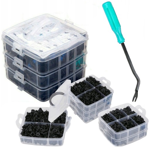 006 - Набір XXL затискачів запонки шпильки автомобільні затискачі оббивки знімач 625e