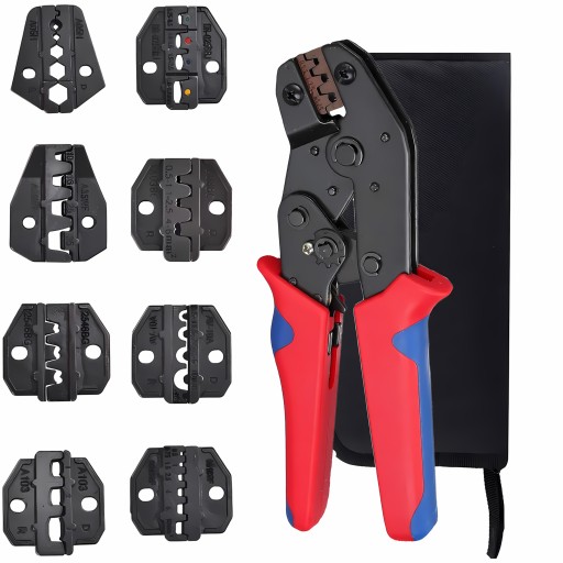 КОМПЛЕКТ ЩИПЦІВ ДЛЯ КАБЕЛЬНОЇ КЛЕМИ ПРЕС ЩИПЦІ 9 МАТРИЦЬ