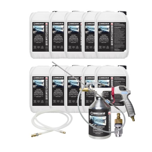 Комплект для снятия кондиционера EXPERT NANOCLEAN, жидкость 50л + комплект