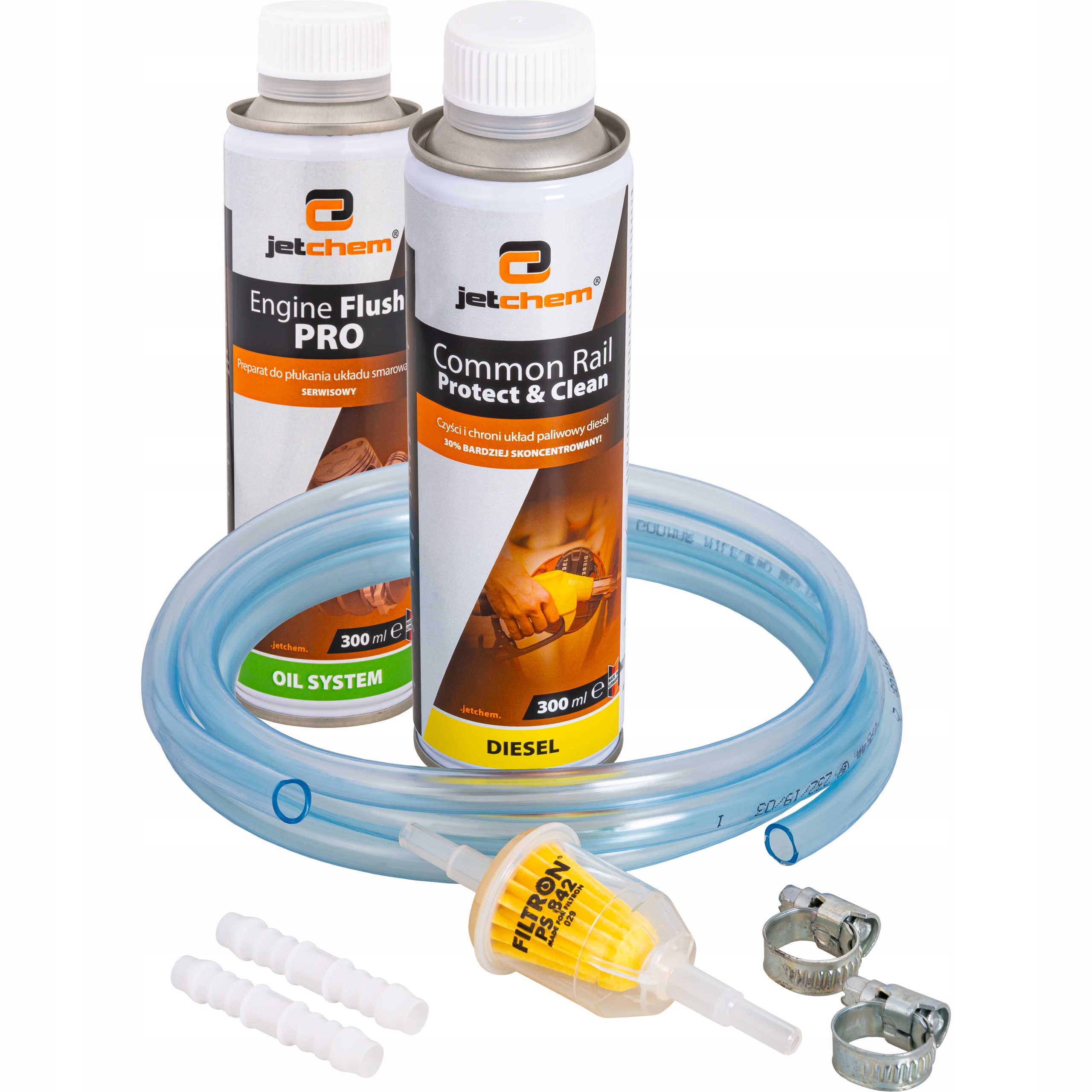 Комплект для мойки впрыска на + промывка двигателя JETCHEM