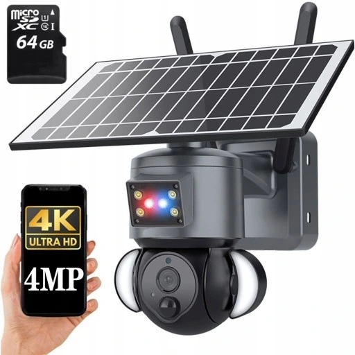 ЗОВНІШНЯ ОБЕРТАЄТЬСЯ КАМЕРА GSM SOLAR 4G 4MPX