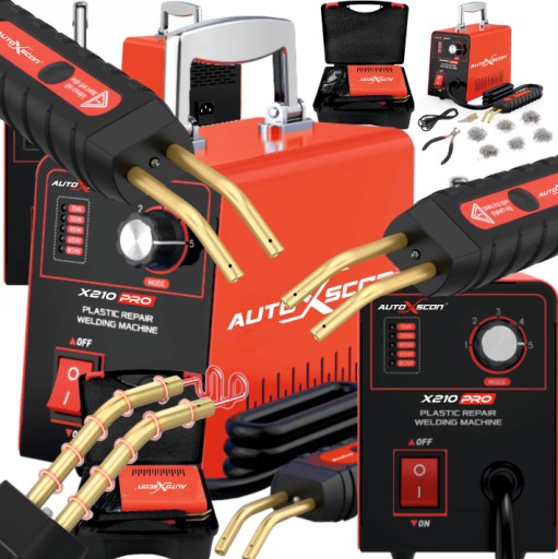 AUTOXSCAN X210PRO ЗВАРЮВАЛЬНИК ПЛАСТИКОВИХ СКОБОК ПОВНИЙ КОМПЛЕКТ