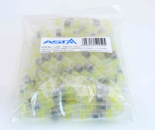 100шт ASTA A-S41 оловянные термоусадочные фитинги