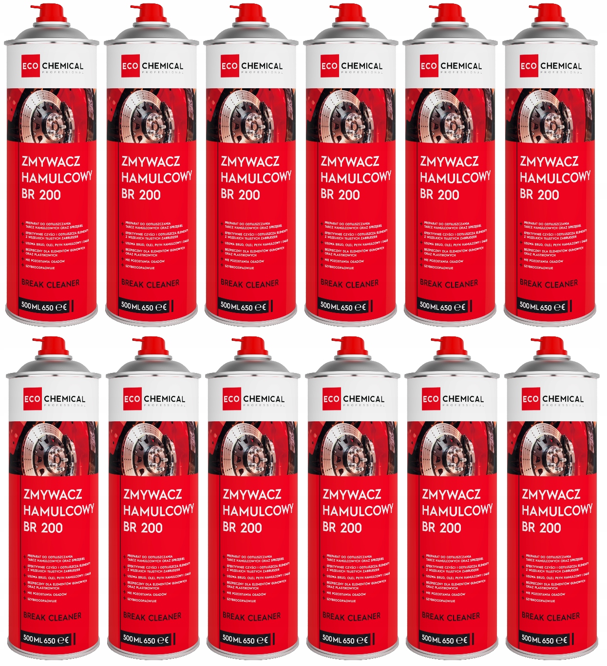 Средство для снятия тормозных дисков 24X500ML ECOCHEMICAL