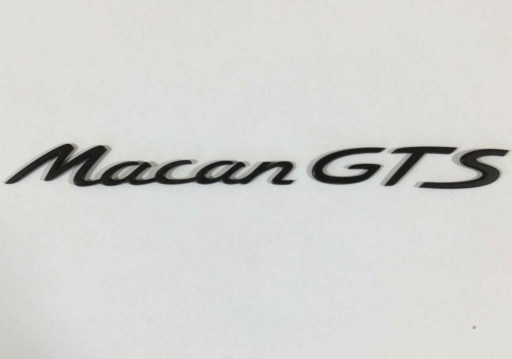 ЧЕРНЫЙ ЗАДНИЙ ЗНАК PORSCHE MACAN GTS ЭМБЛЕМА 95B853675D 95B853675E