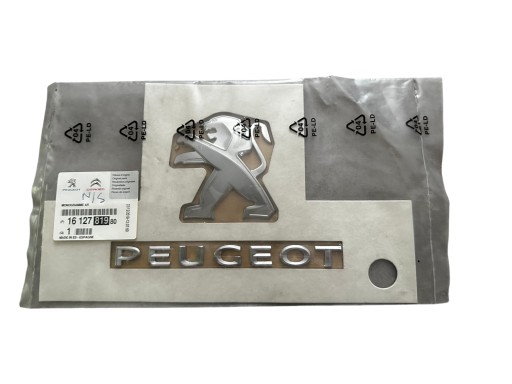 ЭМБЛЕМА ЗАДНЯЯ 1612781980 PEUGEOT 108