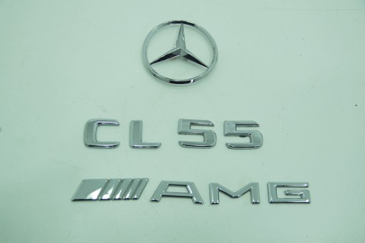 БЕЙДЖ НА ЗАДНІЙ ДВІРІ ЗІРКА AMG CL55 КОМПЛЕКТ MERCEDES CL W215
