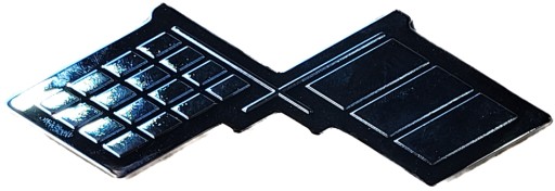 0083890 - БЕЙДЖ ЛОГОТИП ЕМБЛЕМА LIGIER JS50 IXO FLEX SILVER СТАРІШІ МОДЕЛІ