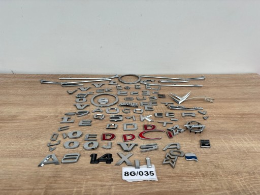 MIX8G035 - ЗНАК ЛОГОТИП ЭМБЛЕМА МИКС OPEL AUDI VOLVO CITROEN 8G/035