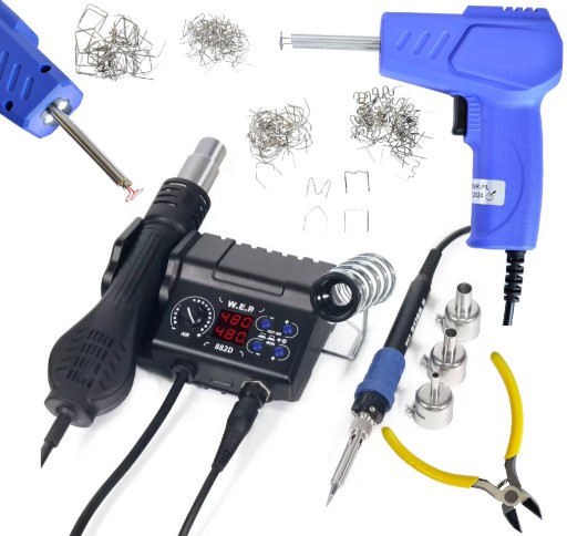 ПЛАСТИКОВИЙ СТЕПЛЕР СКОБОЗВАРЮВАЛЬНИЙ АПАРАТ WEP 882D 480°C 750 Вт 1-120 л/хв.