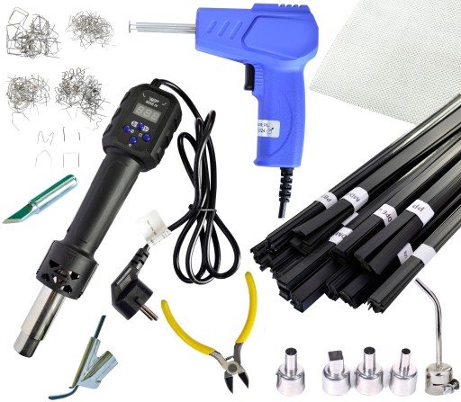 ПЛАСТИКОВИЙ СТЕПЛЕР СКОБОЗВАРЮВАЛЬНИК WEP 8858-IV +6 насадок АЛЕ Mesh Binder