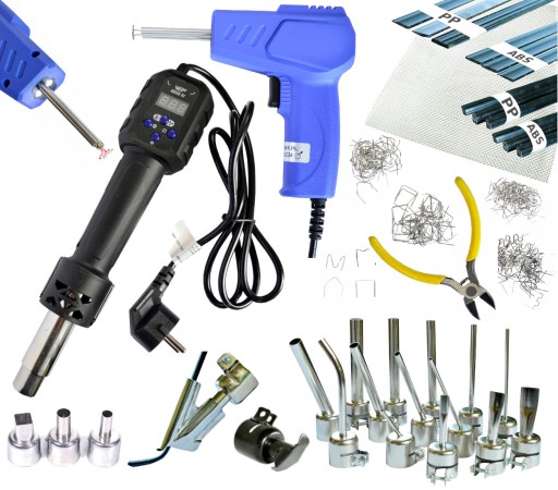 ПЛАСТИКОВЫЙ СКОБ СВАРОЧНЫЙ СТАНОК WEP 8858-IV Набор насадок для материала НО