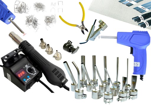 ПЛАСТИКОВЫЙ СКОБ СВАРОЧНЫЙ СТАНОК WEP 8858-V + Набор пластиковых насадок