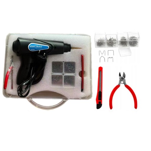 СКОБИ ДЛЯ ПЛАСТМАСІВ ЗВАРЮВАЛЬНИК ПЛАСТМАСІВ ЗВАРЮВАЛЬНИЙ АПАРАТ 200 СТЕПЛЕРІВ 4 НАБІР ШКРАЙНКІВ