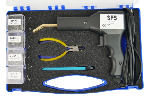 СКОБОПОЛОВКА для ремонту пластику SP5 30W - 207 шт. СКРЕБКИ включені