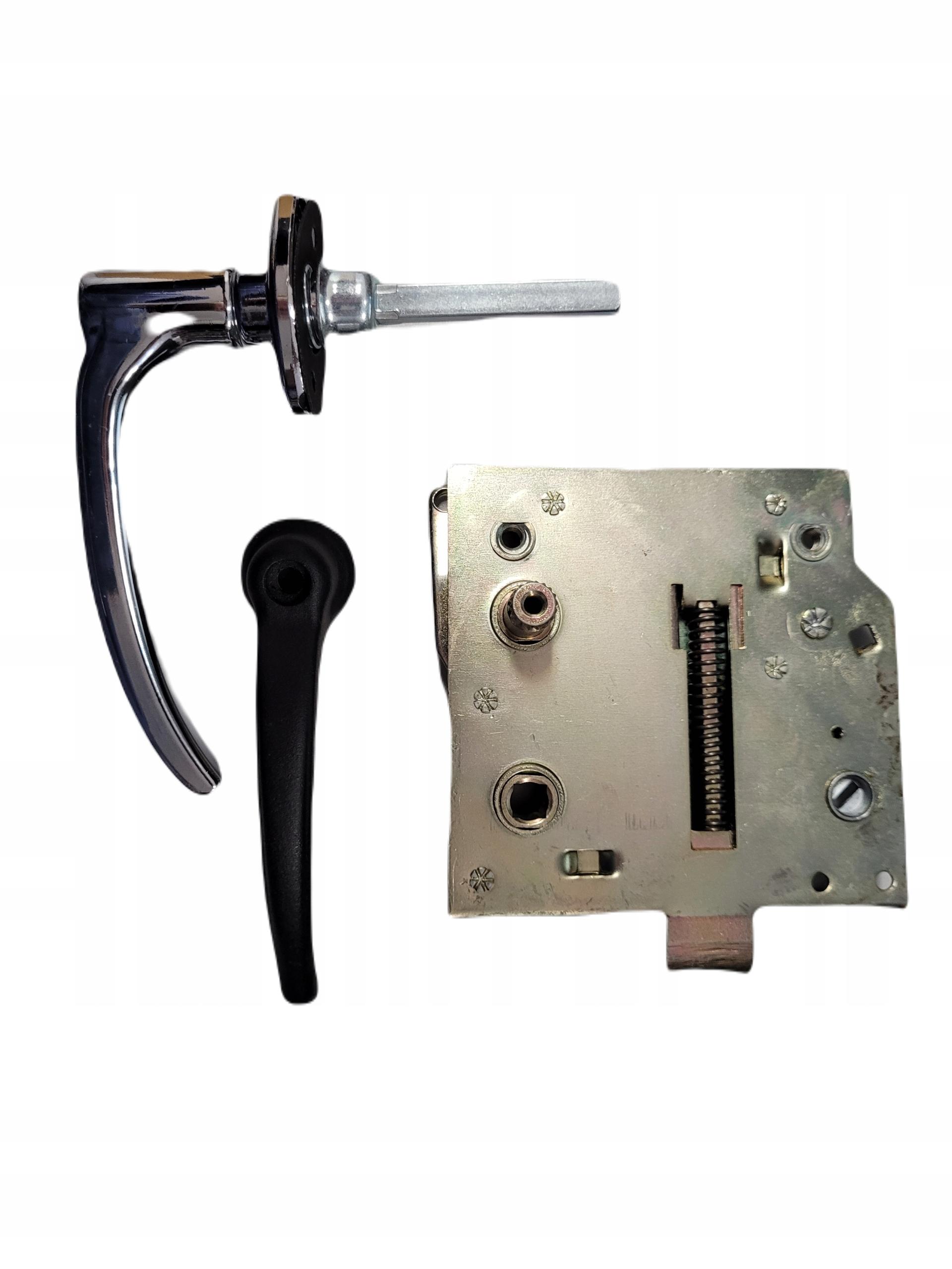 X112A56, X112B56, - ЖУК ЗАМОК КАБІНИ ЛІВИЙ + ДВЕРНІ РУЧКИ