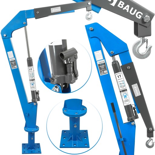 КРАН МАСТЕРСКОЙ КРАНОВЫЙ ДВИГАТЕЛЬ ПОДЪЕМНЫЙ ДВИГАТЕЛЬ 1 ТОННА HDS ПОВОРОТНЫЙ