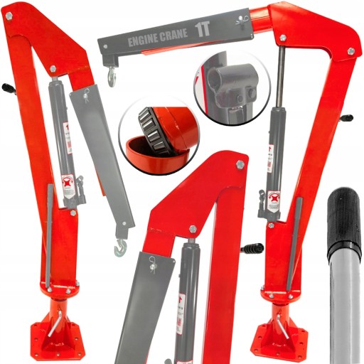 КРАН МАСТЕРСКОЙ КРАНОВЫЙ ДВИГАТЕЛЬ ПОДЪЕМНЫЙ ДВИГАТЕЛЬ 1 ТОННА HDS ПОВОРОТНЫЙ