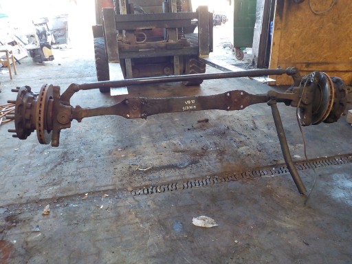 Рулевая балка переднего моста scania 4 v8 r480