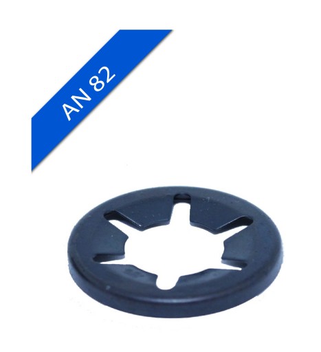 Пружинний захист осьовий 7х15х1,6 АН 82 - 10 шт