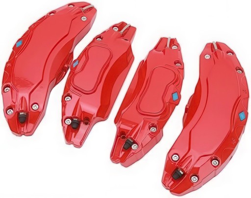 Супорт дисковий гальмівний 19, 20'' Tbest для Tesla Model Y, червоний, 4 шт.