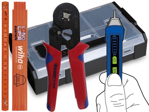 Обтискний інструмент + тестер напруги LBOXX7