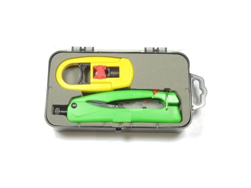 Компрессионный обжимной инструмент + набор для зачистки проводов