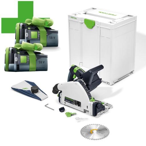 Festool TSC 55 KEB-Basic-5.0 Акумуляторна занурювальна пила 577025 2 батареї