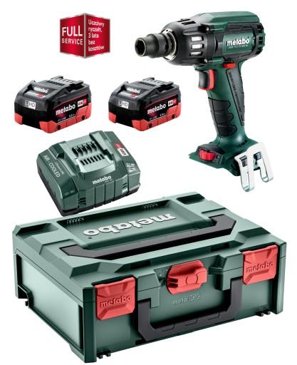 Ударная отвертка 400 Нм SSW 18LTX 400 BL 2x5,5 Ач METABO 602205660
